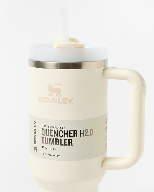 Cream Stanley Quencher H2.0 Flowstate 1.18L Insulated Travel Tumbler