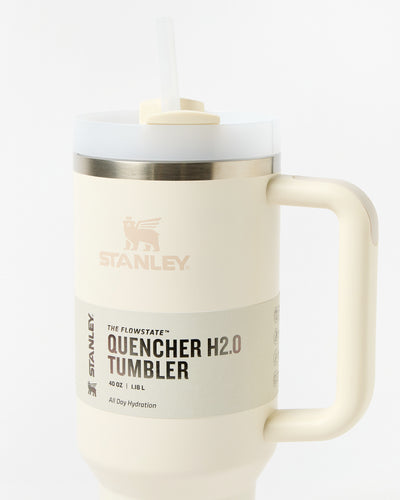 Cream Stanley Quencher H2.0 Flowstate 1.18L Insulated Travel Tumbler