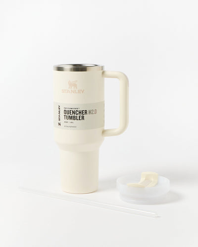 Cream Stanley Quencher H2.0 Flowstate 1.18L Insulated Travel Tumbler