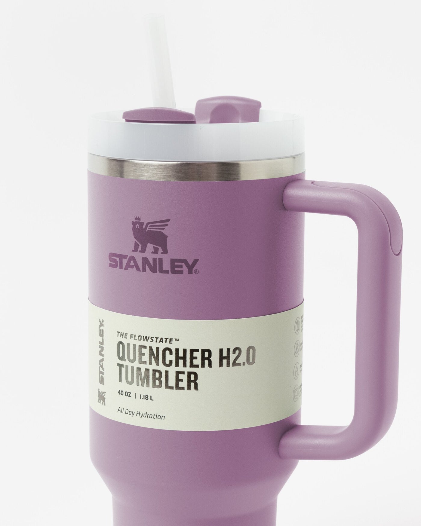 Lilac Stanley Quencher H2.0 Flowstate 40oz Insulated Stainless Steel Travel Tumbler