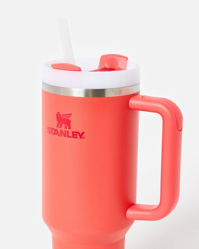 Stanley Quencher H2.0 40oz FlowState Tumbler Hot Coral